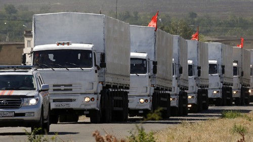 Ukraine guarantees safety for Russian humanitarian aid convoy - ảnh 1